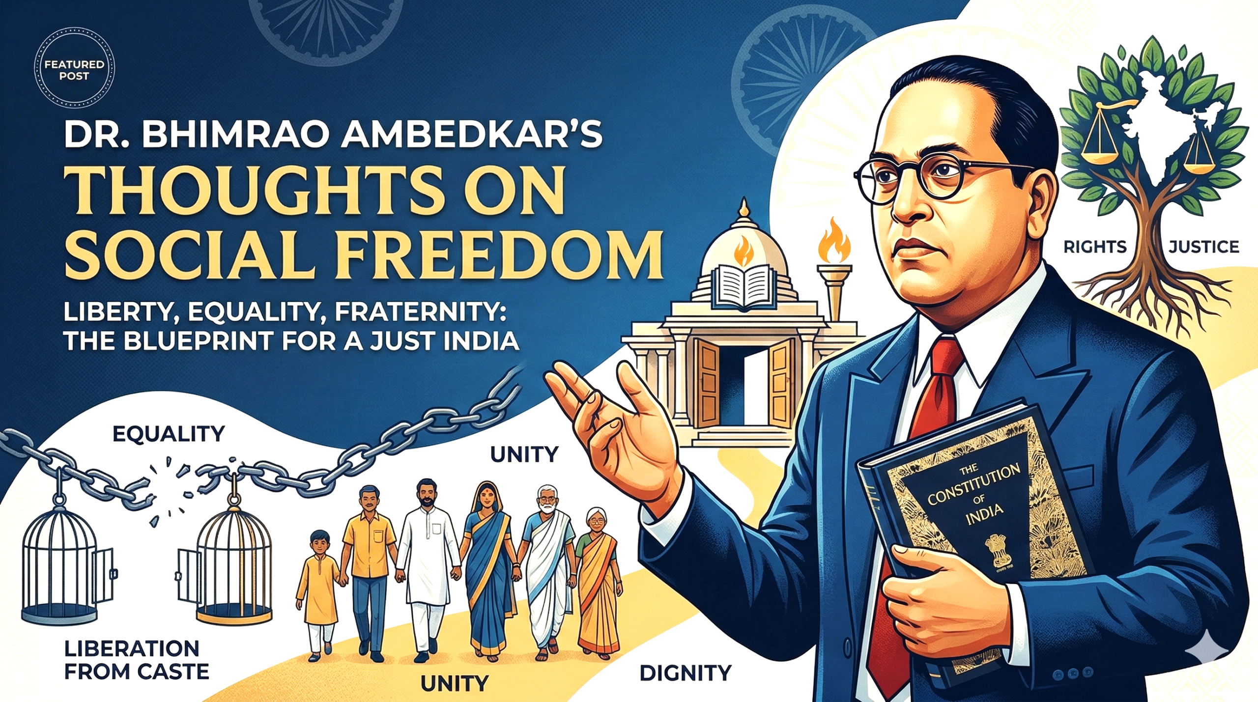 Read more about the article सामाजिक स्वतंत्रता पर अंबेडकर के विचार (Ambedkar Thoughts on Social Freedom)