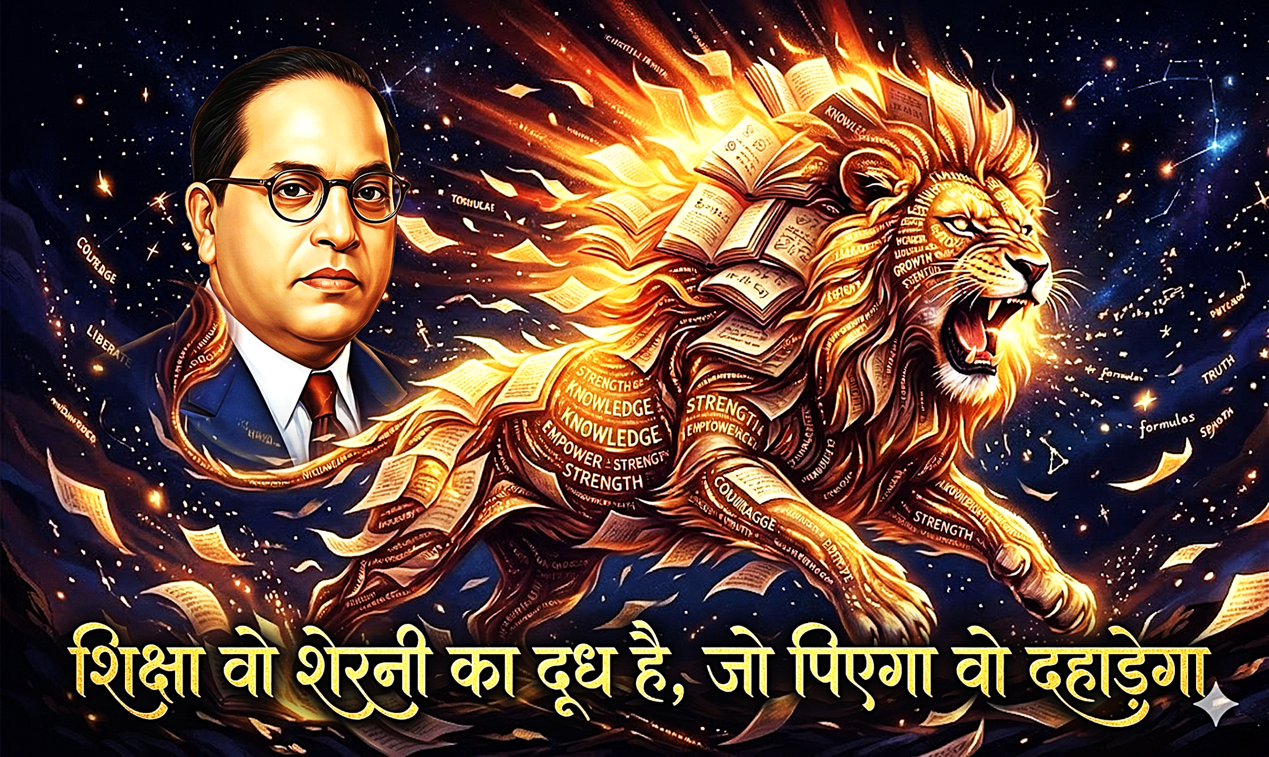 Read more about the article शिक्षा वो शेरनी का दूध है, जो पिएगा वो दहाड़ेगा — बाबासाहेब अंबेडकर का वो विचार जिसने करोड़ों की ज़िंदगी बदल दी